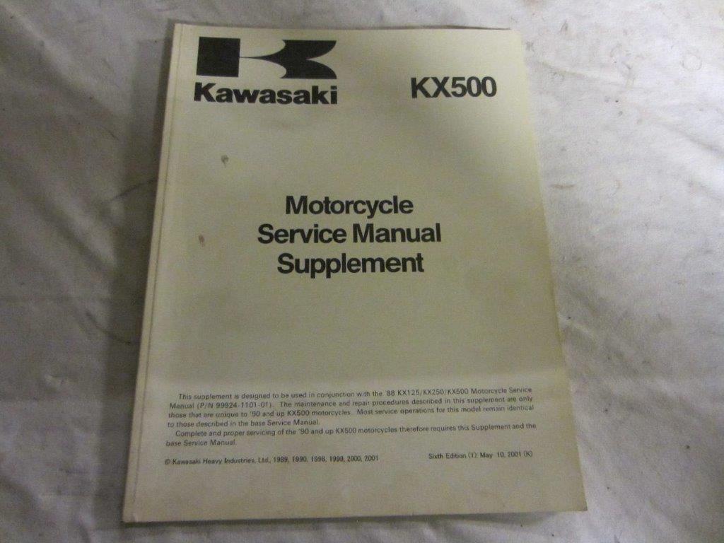 Werkplaatsboek KX 500 89/00