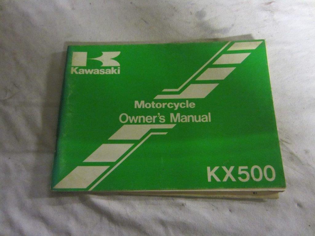instructieboekje KX 500 1988