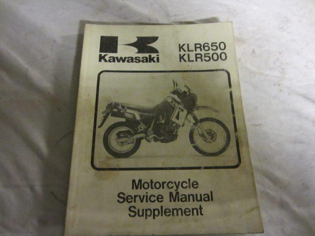 Werkplaatsboek KLR 650  KLR 500 1986