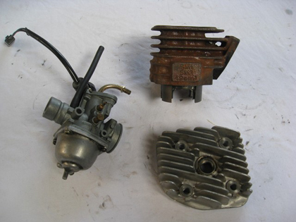 Carburateur + Cilinder + Kop E-ton 50cc Quad</p>