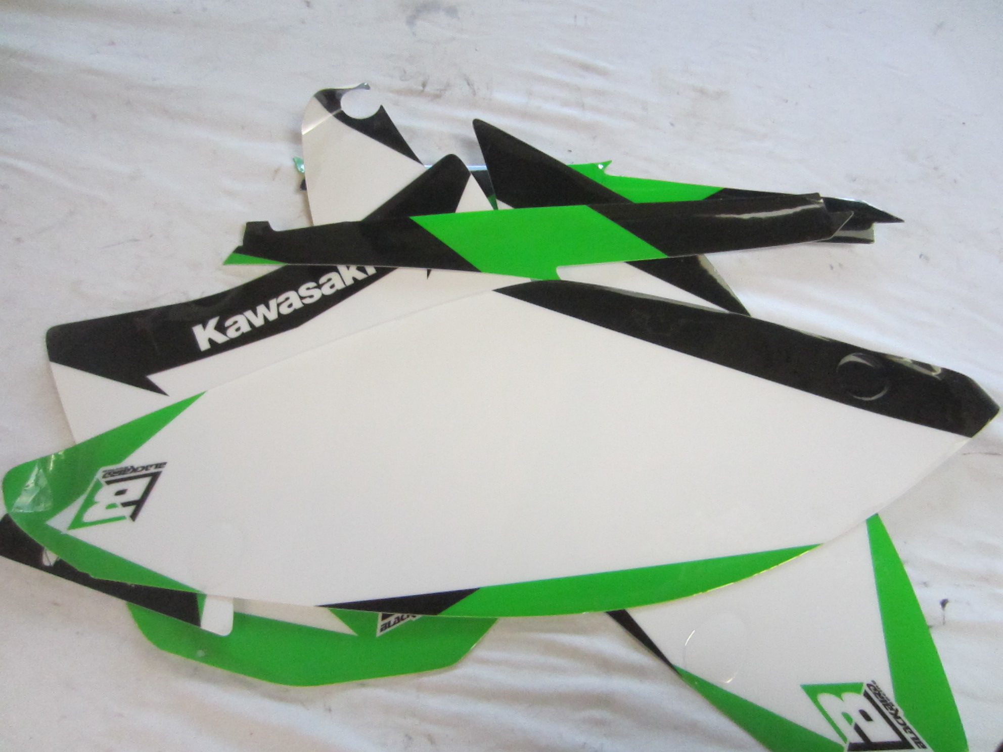 Nummerplaat stickers KX 250 F 09/12 kx 450 F 09/11 kx 450 F