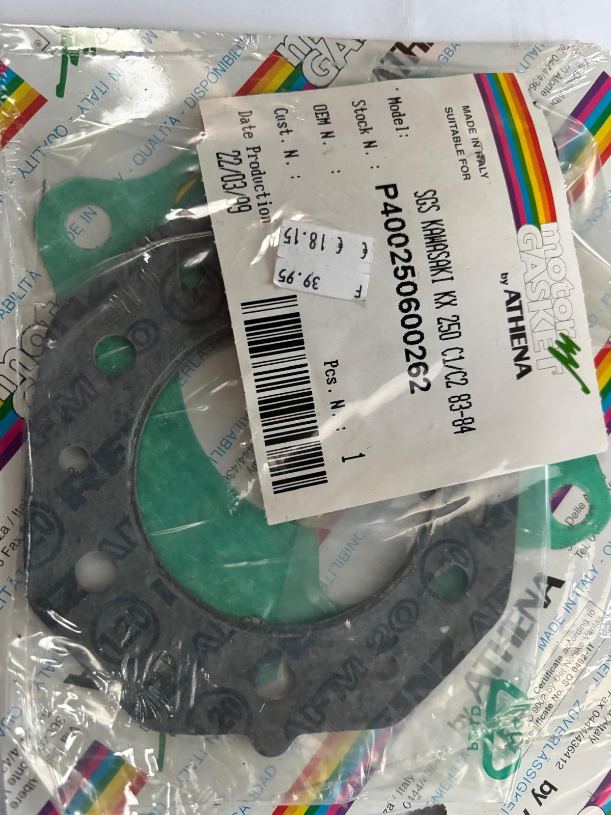 Cil/kop pakkingset KX 250 83/84