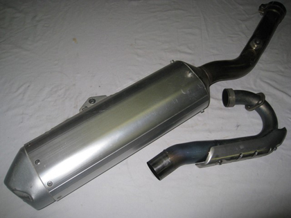 Compleet uitlaatsysteem orgineel KX-250 F 09/011