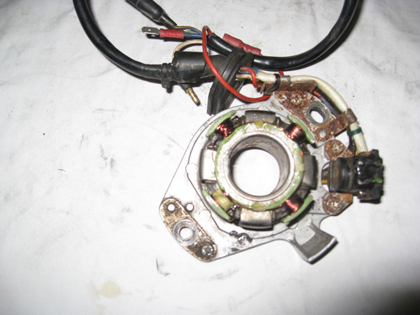 Ontsteking met lichtspoel CR-250 1995-1996</p>