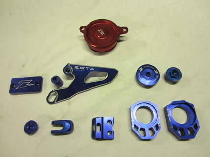 Diverse gekleurde delen KX 450 F 09/012